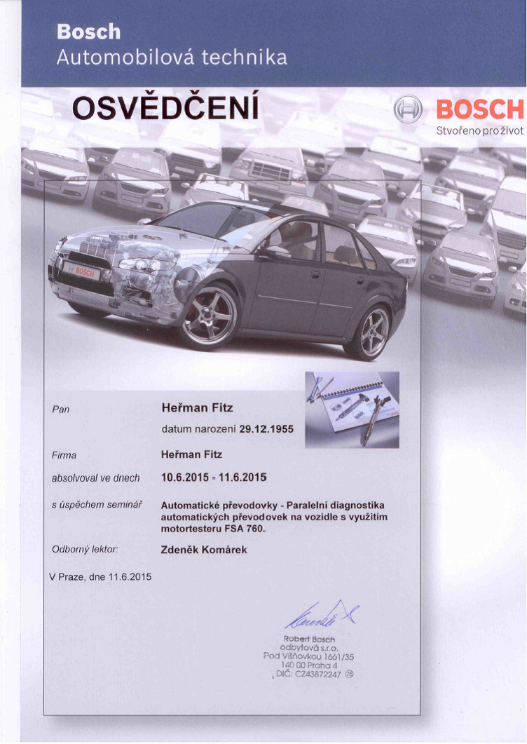 Bosch - Automatické převodovky